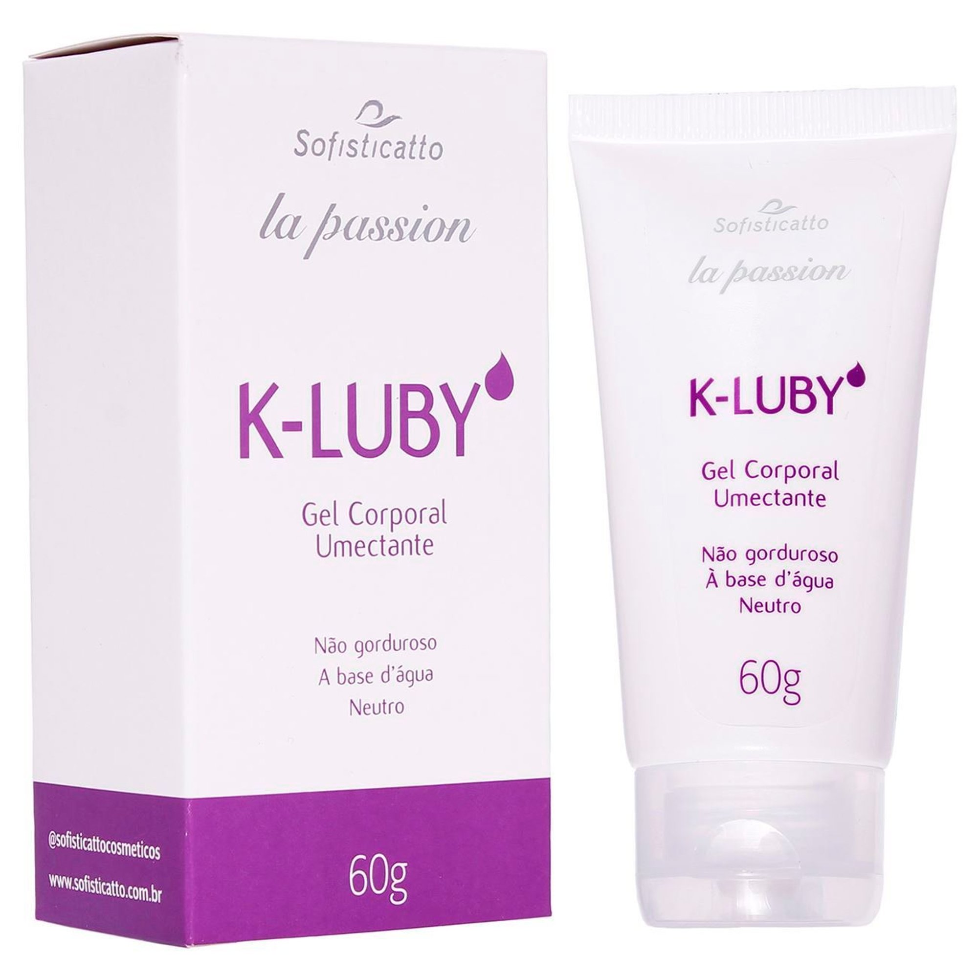 K Luby Lubrificante Íntimo Neutro 60G Sofisticatto